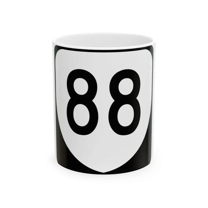 Virginia 88 (Virginia) (Road Sign) White Coffee Mug 11oz - Go Mug Yourself