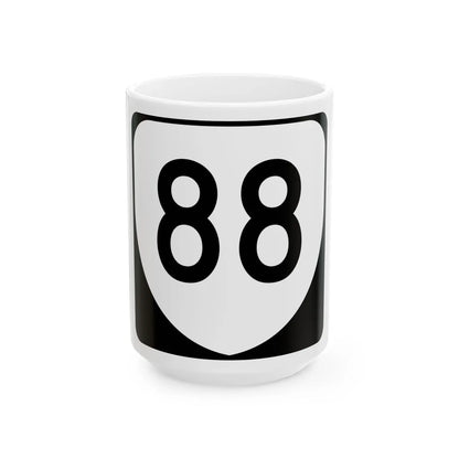 Virginia 88 (Virginia) (Road Sign) White Coffee Mug 15oz - Go Mug Yourself