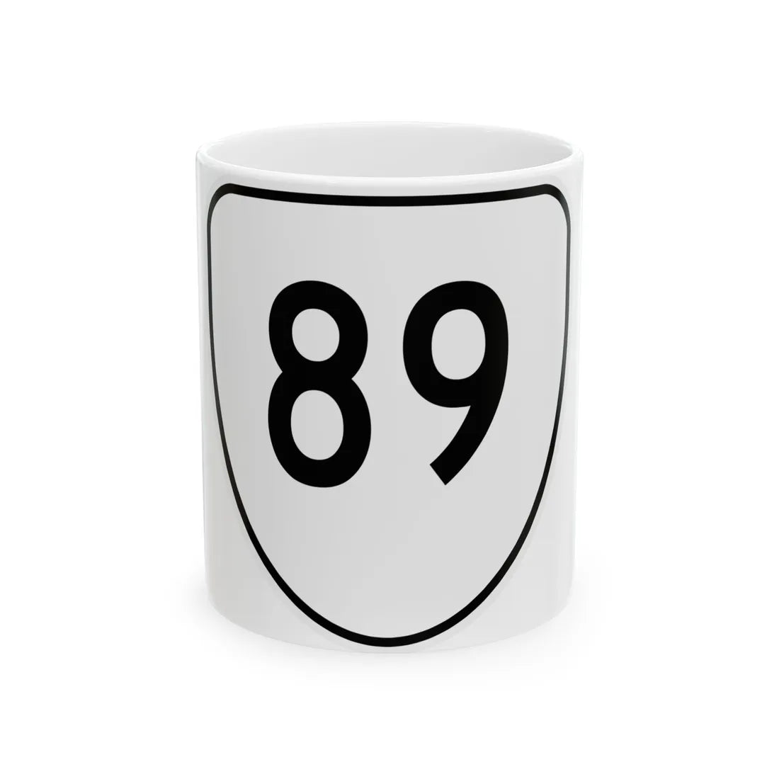 Virginia 89 1956 (Virginia) (Road Sign) White Coffee Mug 11oz - Go Mug Yourself