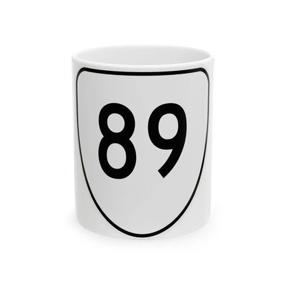 Virginia 89 1956 (Virginia) (Road Sign) White Coffee Mug 11oz - Go Mug Yourself