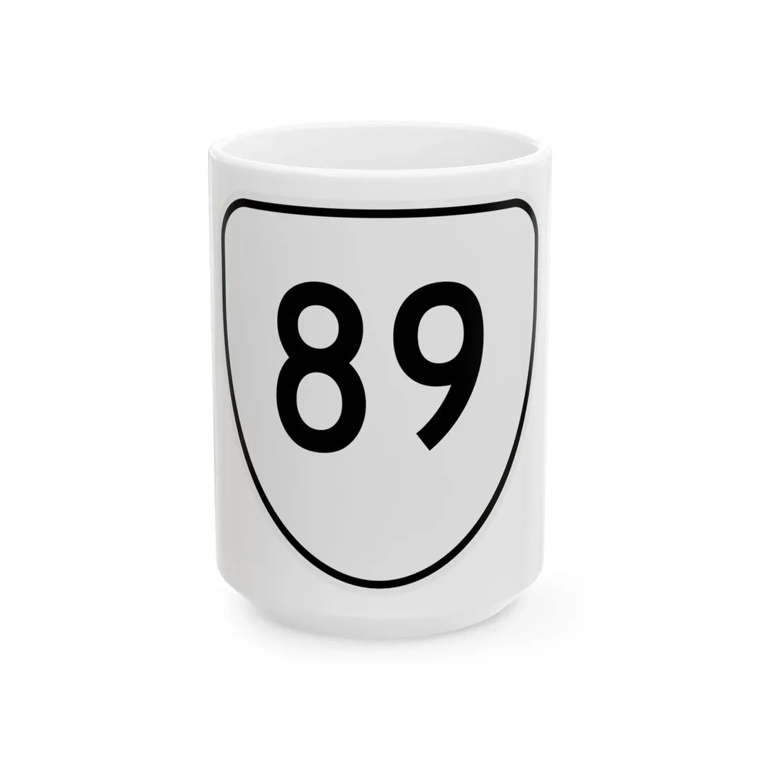 Virginia 89 1956 (Virginia) (Road Sign) White Coffee Mug 15oz - Go Mug Yourself