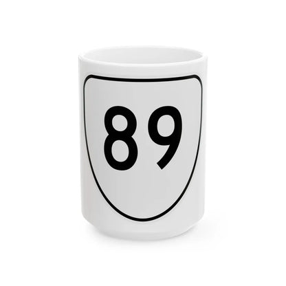 Virginia 89 1956 (Virginia) (Road Sign) White Coffee Mug 15oz - Go Mug Yourself