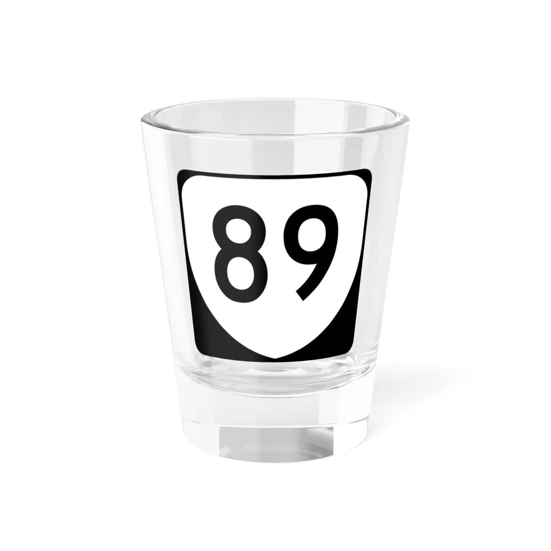 Virginia 89 (Virginia) (Road Sign) Shot Glass 1.5oz 1.5oz - Go Mug Yourself