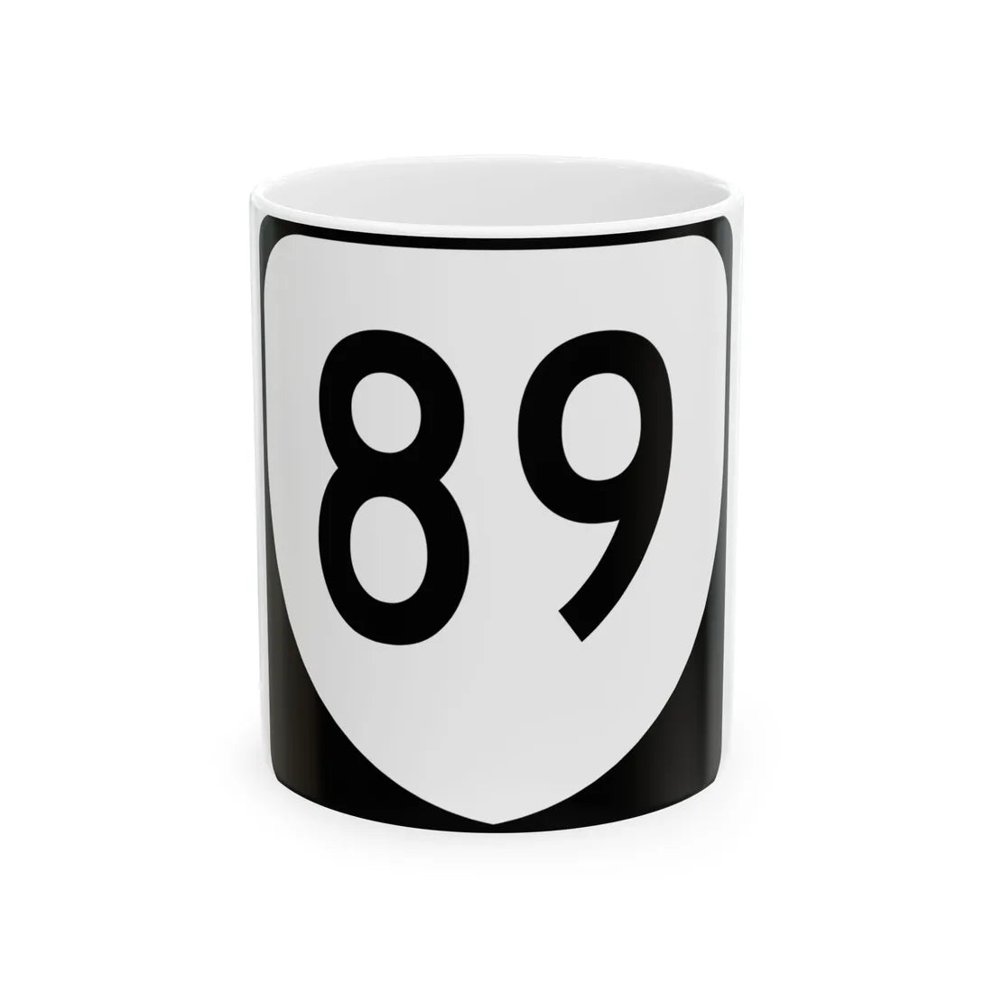 Virginia 89 (Virginia) (Road Sign) White Coffee Mug 11oz - Go Mug Yourself