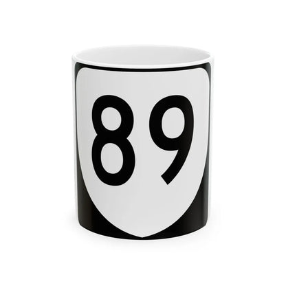 Virginia 89 (Virginia) (Road Sign) White Coffee Mug 11oz - Go Mug Yourself