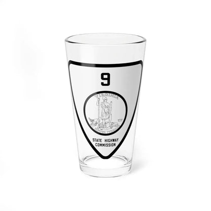 Virginia 9 1918 (Virginia) (Road Sign) Pint Glass 16oz 16oz - Go Mug Yourself