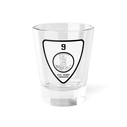 Virginia 9 1918 (Virginia) (Road Sign) Shot Glass 1.5oz 1.5oz - Go Mug Yourself