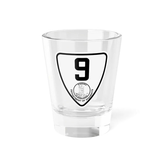 Virginia 9 1924 (Virginia) (Road Sign) Shot Glass 1.5oz 1.5oz - Go Mug Yourself