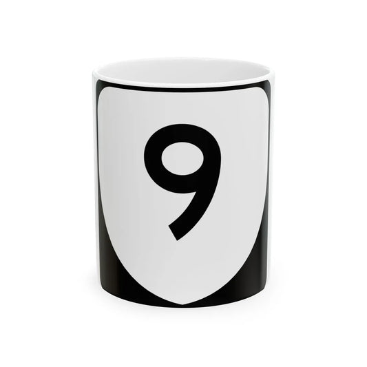 Virginia 9 (Virginia) (Road Sign) White Coffee Mug 11oz - Go Mug Yourself
