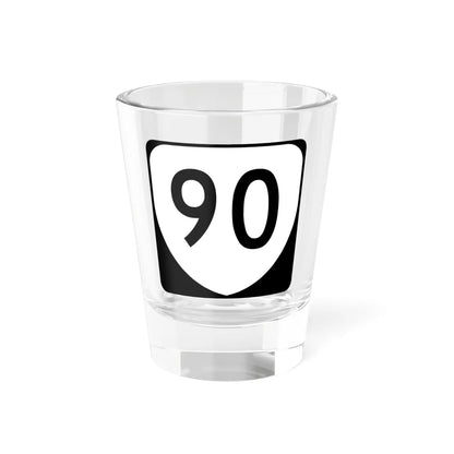 Virginia 90 (Virginia) (Road Sign) Shot Glass 1.5oz 1.5oz - Go Mug Yourself