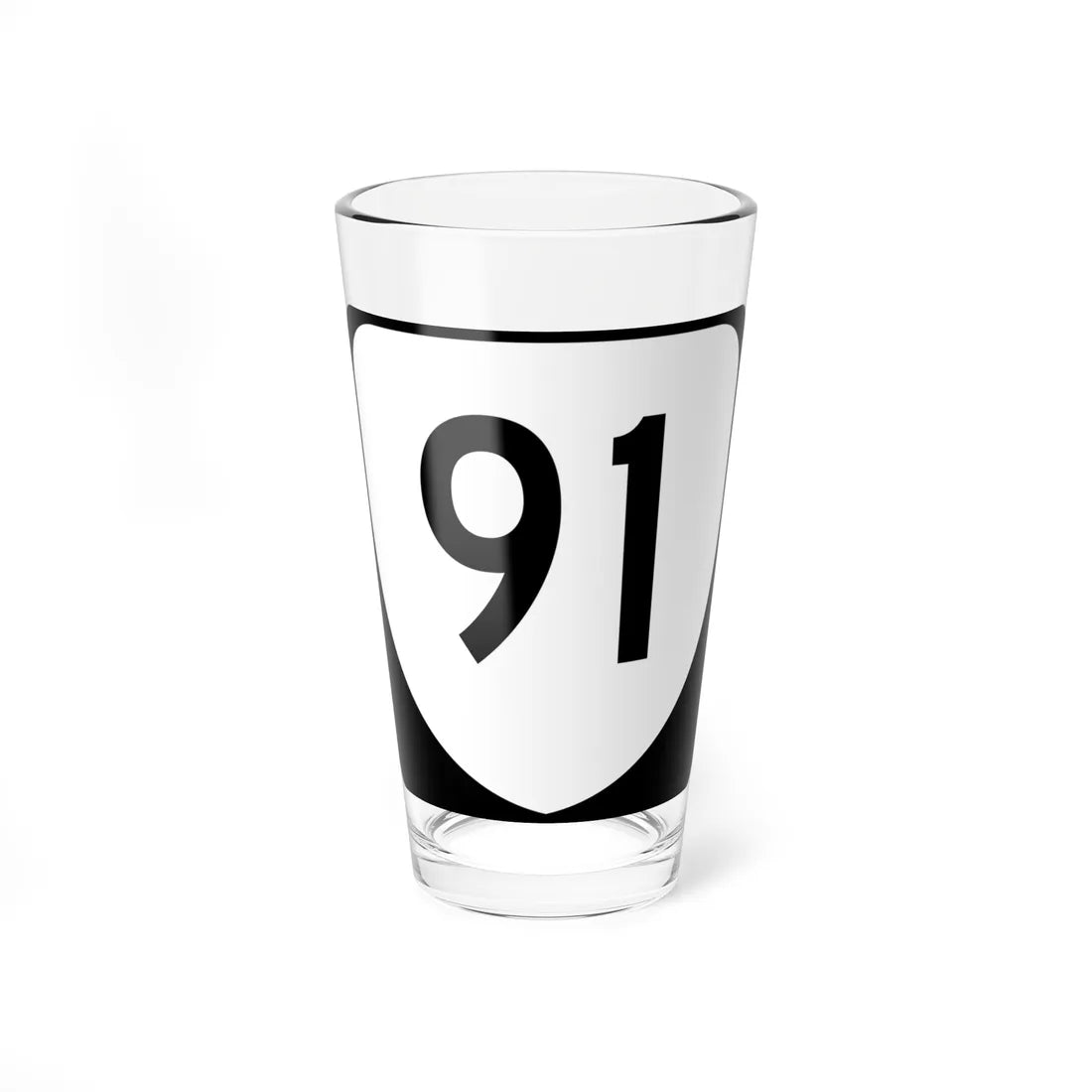 Virginia 91 (Virginia) (Road Sign) Pint Glss 16oz 16oz - Go Mug Yourself