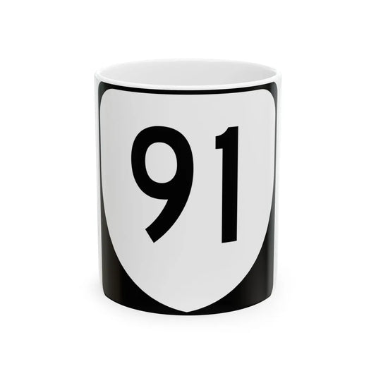 Virginia 91 (Virginia) (Road Sign) White Coffee Mug 11oz - Go Mug Yourself