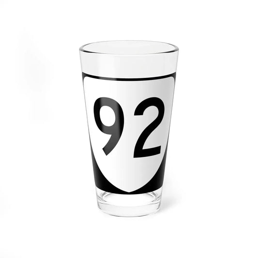 Virginia 92 (Virginia) (Road Sign) Pint Glass 16oz 16oz - Go Mug Yourself