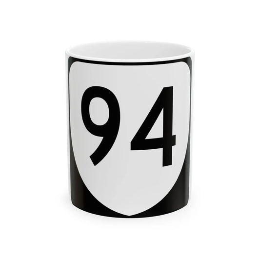 Virginia 94 (Virginia) (Road Sign) White Coffee Mug 11oz - Go Mug Yourself