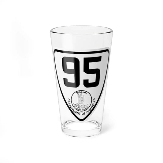 Virginia 95 1924 (Virginia) (Road Sign) Pint Glass 16oz 16oz - Go Mug Yourself