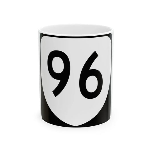 Virginia 96 (Virginia) (Road Sign) White Coffee Mug 11oz - Go Mug Yourself