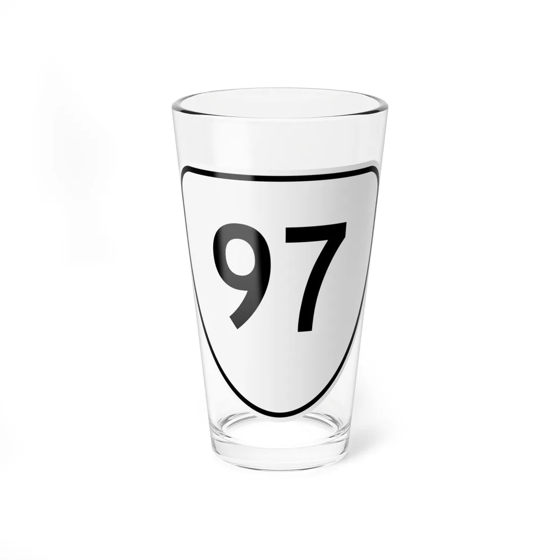 Virginia 97 1956 (Virginia) (Road Sign) Pint Glass 16oz - Go Mug Yourself