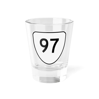 Virginia 97 1956 (Virginia) (Road Sign) Shot Glass 1.5oz 1.5oz - Go Mug Yourself