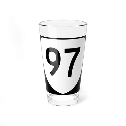 Virginia 97 (Virginia) (Road Sign) Pint Glass 16oz 16oz - Go Mug Yourself