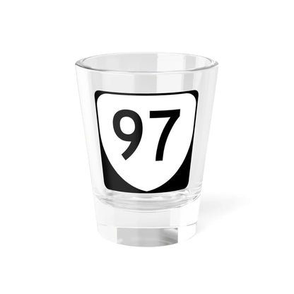 Virginia 97 (Virginia) (Road Sign) Shot Glass 1.5oz 1.5oz - Go Mug Yourself