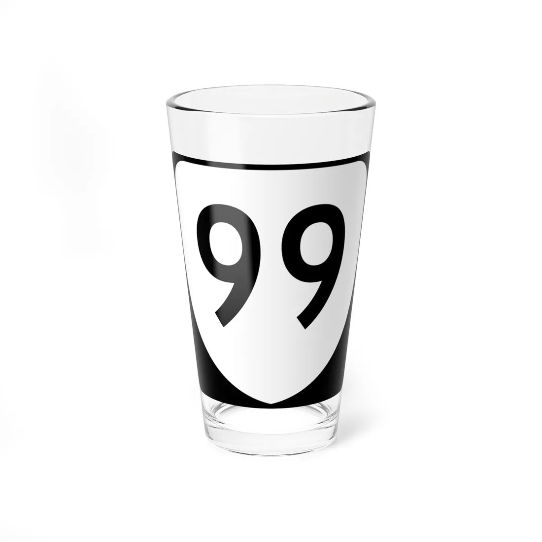 Virginia 99 (Virginia) (Road Sign) Pint Glss 16oz 16oz - Go Mug Yourself