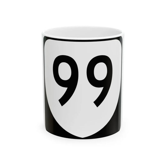 Virginia 99 (Virginia) (Road Sign) White Coffee Mug 11oz - Go Mug Yourself