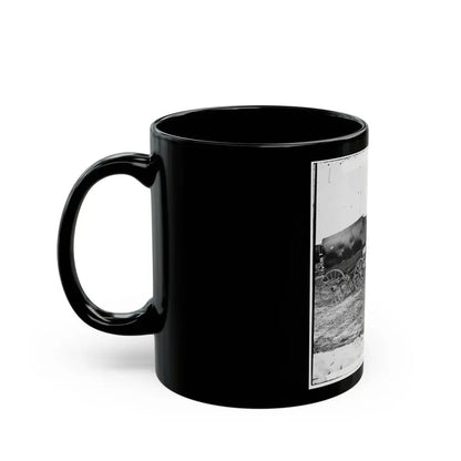 Virginia, City Point. Park Of Army Wagons (U.S. Civil War) Black Coffee Mug - Go Mug Yourself