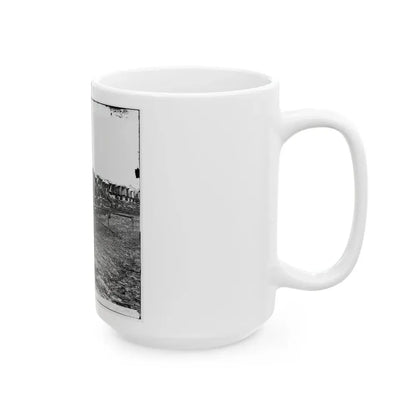 Virginia, City Point. Park Of Army Wagons (U.S. Civil War) White Coffee Mug - Go Mug Yourself
