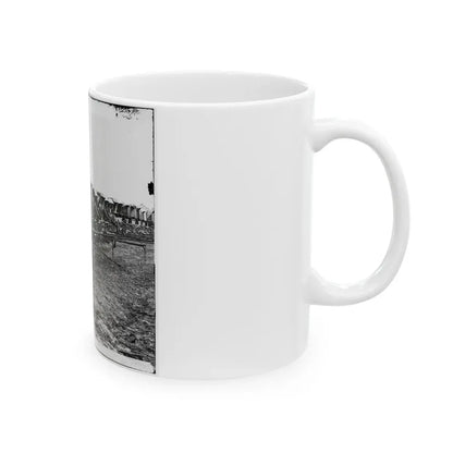 Virginia, City Point. Park Of Army Wagons (U.S. Civil War) White Coffee Mug - Go Mug Yourself