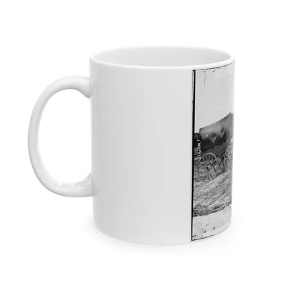 Virginia, City Point. Park Of Army Wagons (U.S. Civil War) White Coffee Mug - Go Mug Yourself