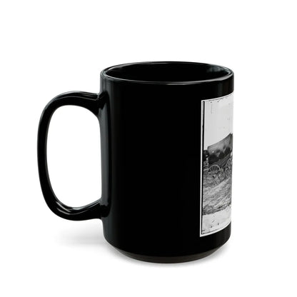 Virginia, City Point. Park Of Army Wagons (U.S. Civil War) Black Coffee Mug-Go Mug Yourself