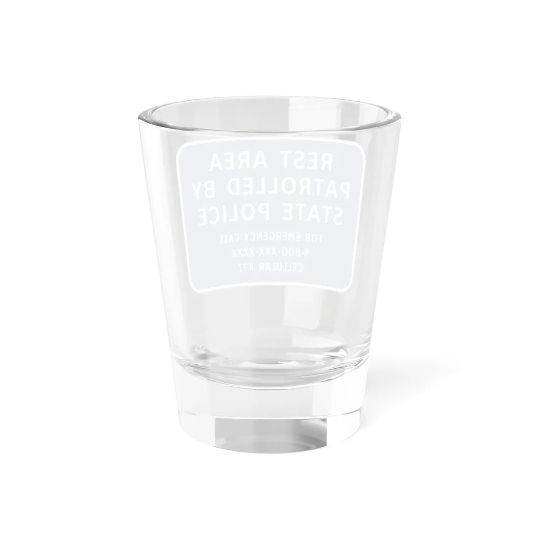 Virginia D0-V1 (Virginia) (Road Sign) Shot Glass 1.5oz - Go Mug Yourself