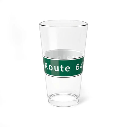 Virginia D10-V1 (Virginia) (Road Sign) Pint Glass 16oz - Go Mug Yourself