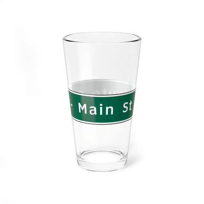 Virginia D10-V1 (Virginia) (Road Sign) Pint Glass 16oz - Go Mug Yourself