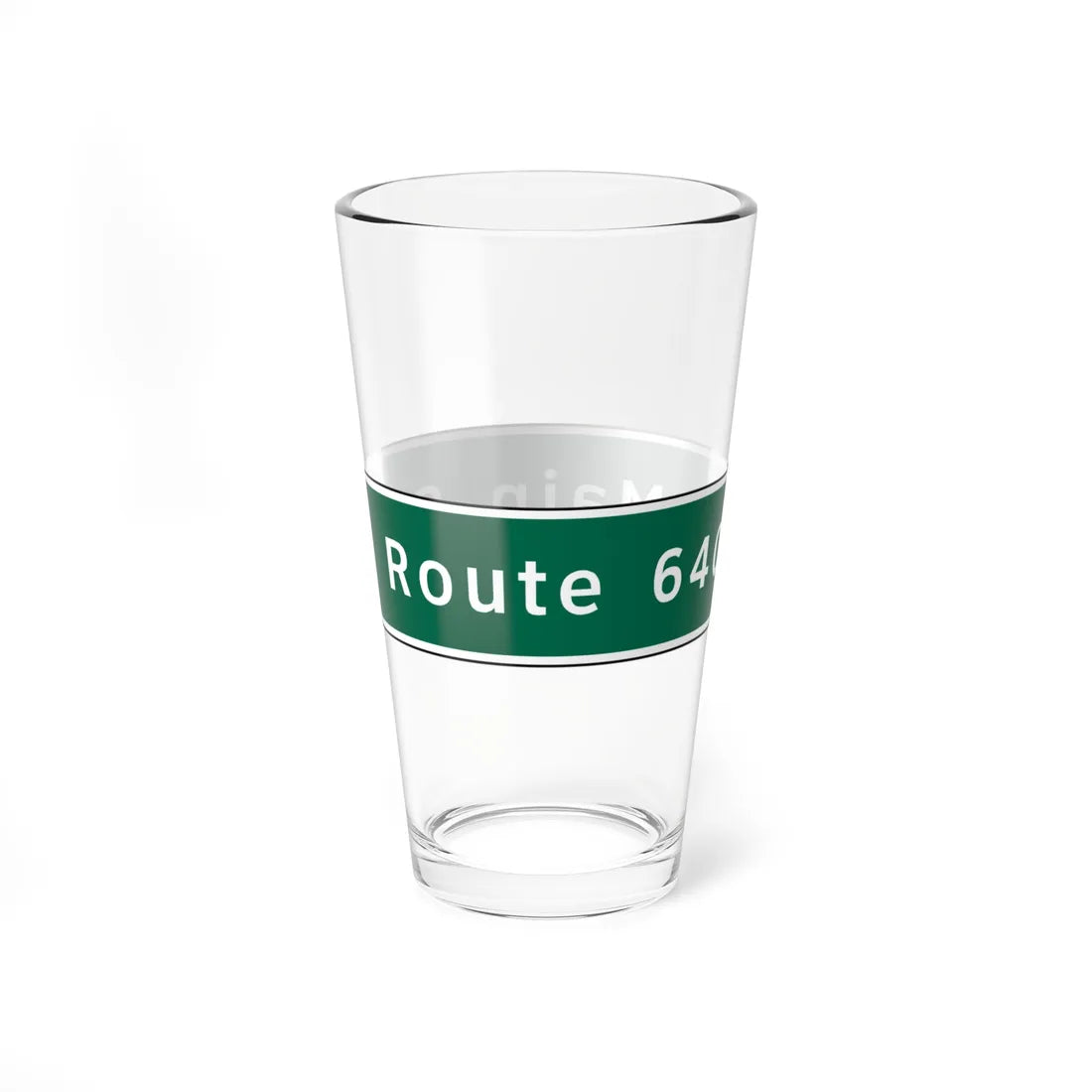Virginia D10-V1 (Virginia) (Road Sign) Pint Glss 16oz - Go Mug Yourself