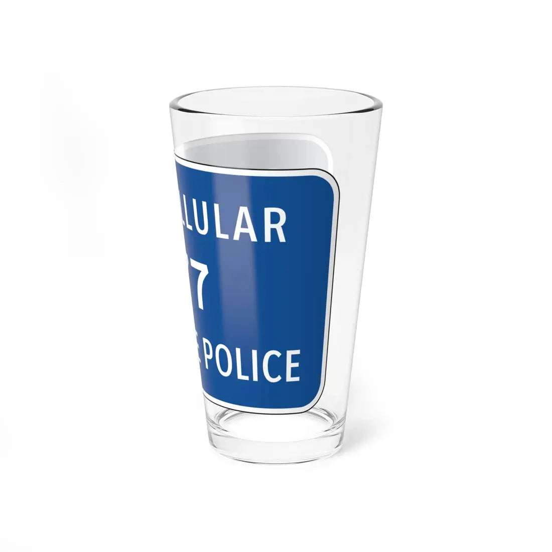 Virginia D12-V1 (Virginia) (Road Sign) Pint Glass 16oz - Go Mug Yourself