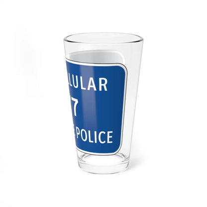 Virginia D12-V1 (Virginia) (Road Sign) Pint Glass 16oz - Go Mug Yourself