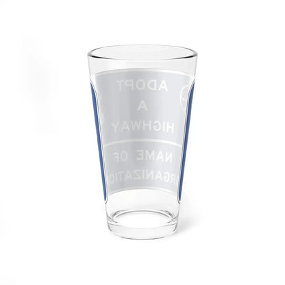 Virginia D14-V1 (Virginia) (Road Sign) Pint Glass 16oz - Go Mug Yourself
