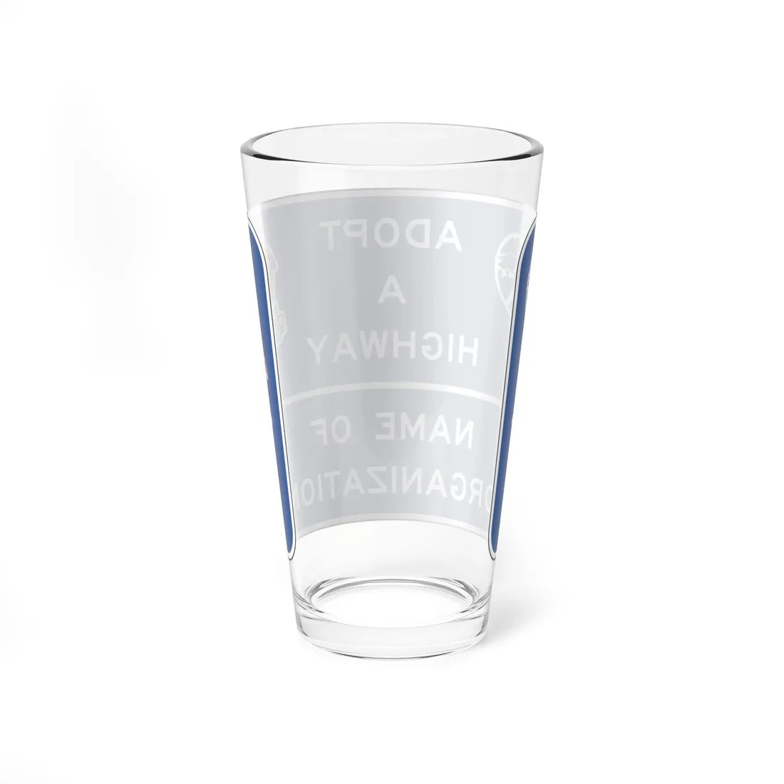 Virginia D14-V1 (Virginia) (Road Sign) Pint Glss 16oz - Go Mug Yourself