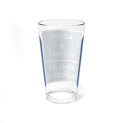 Virginia D14-V1 (Virginia) (Road Sign) Pint Glss 16oz - Go Mug Yourself