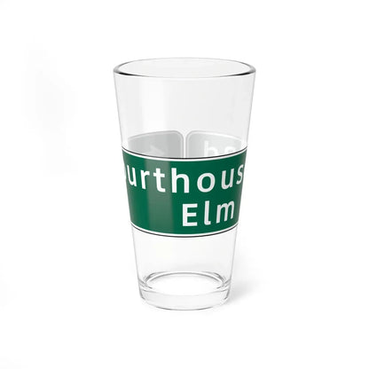 Virginia D3-V1a (Virginia) (Road Sign) Pint Glass 16oz 16oz - Go Mug Yourself