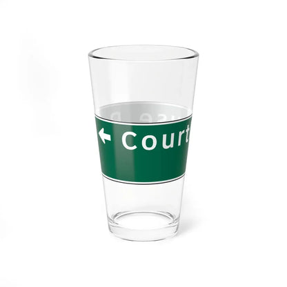 Virginia D3-V1a (Virginia) (Road Sign) Pint Glass 16oz - Go Mug Yourself