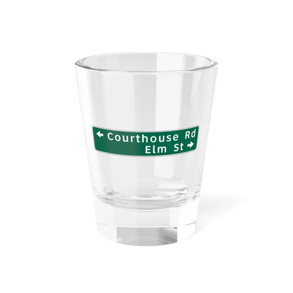 Virginia D3-V1a (Virginia) (Road Sign) Shot Glass 1.5oz 1.5oz - Go Mug Yourself