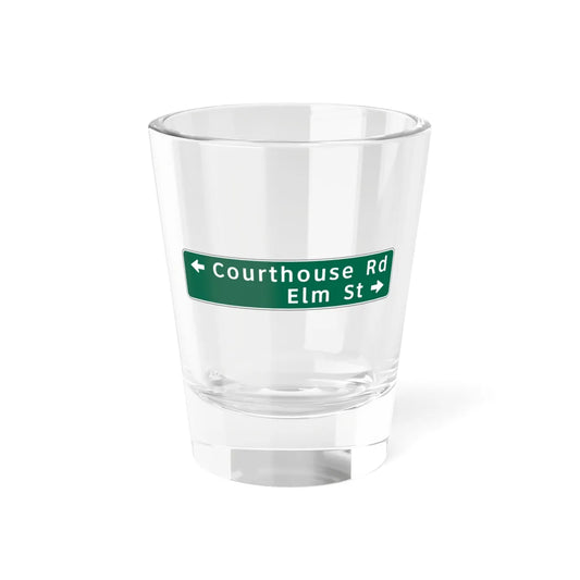 Virginia D3-V1a (Virginia) (Road Sign) Shot Glass 1.5oz 1.5oz - Go Mug Yourself