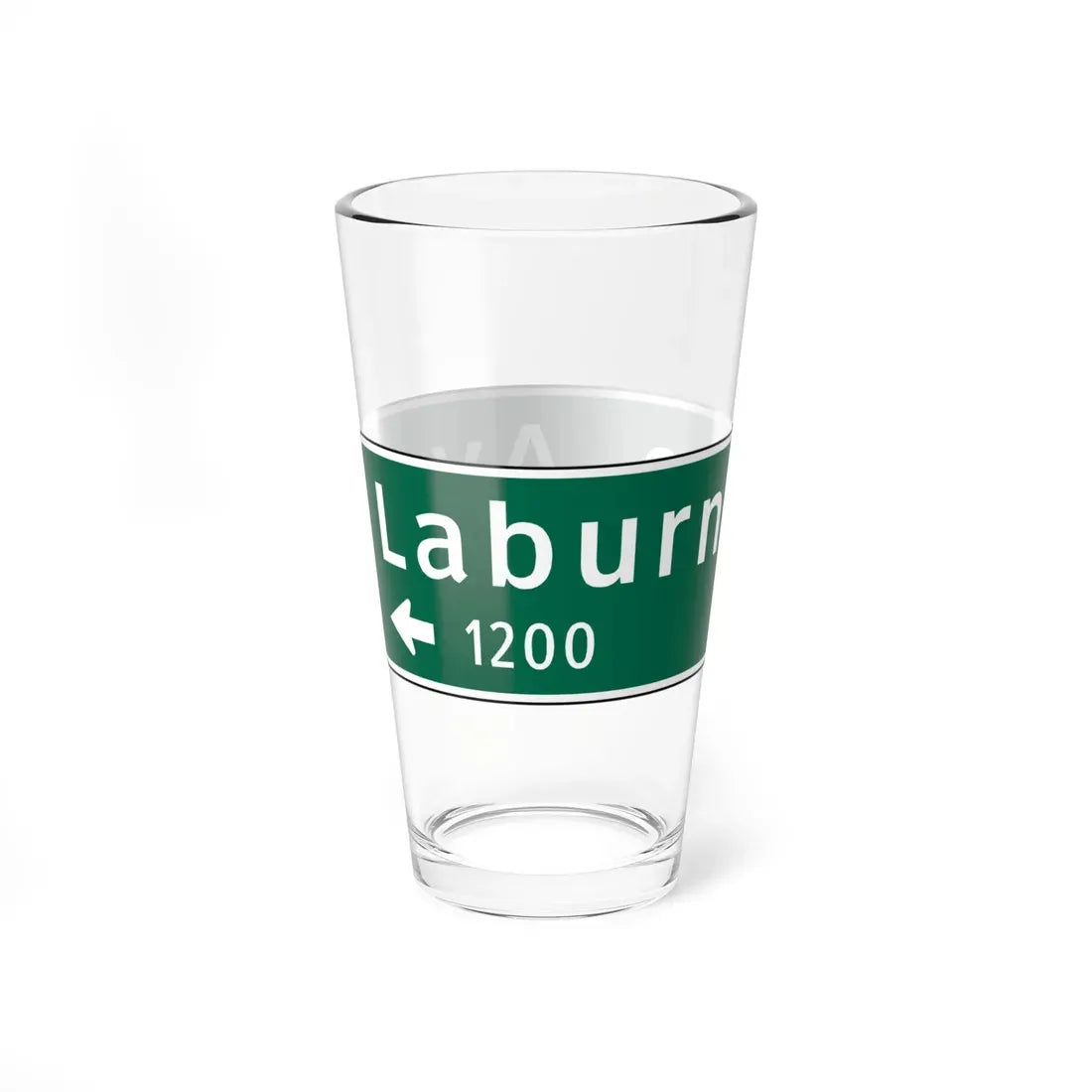 Virginia D3-V1b (Virginia) (Road Sign) Pint Glass 16oz - Go Mug Yourself