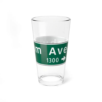 Virginia D3-V1b (Virginia) (Road Sign) Pint Glass 16oz - Go Mug Yourself