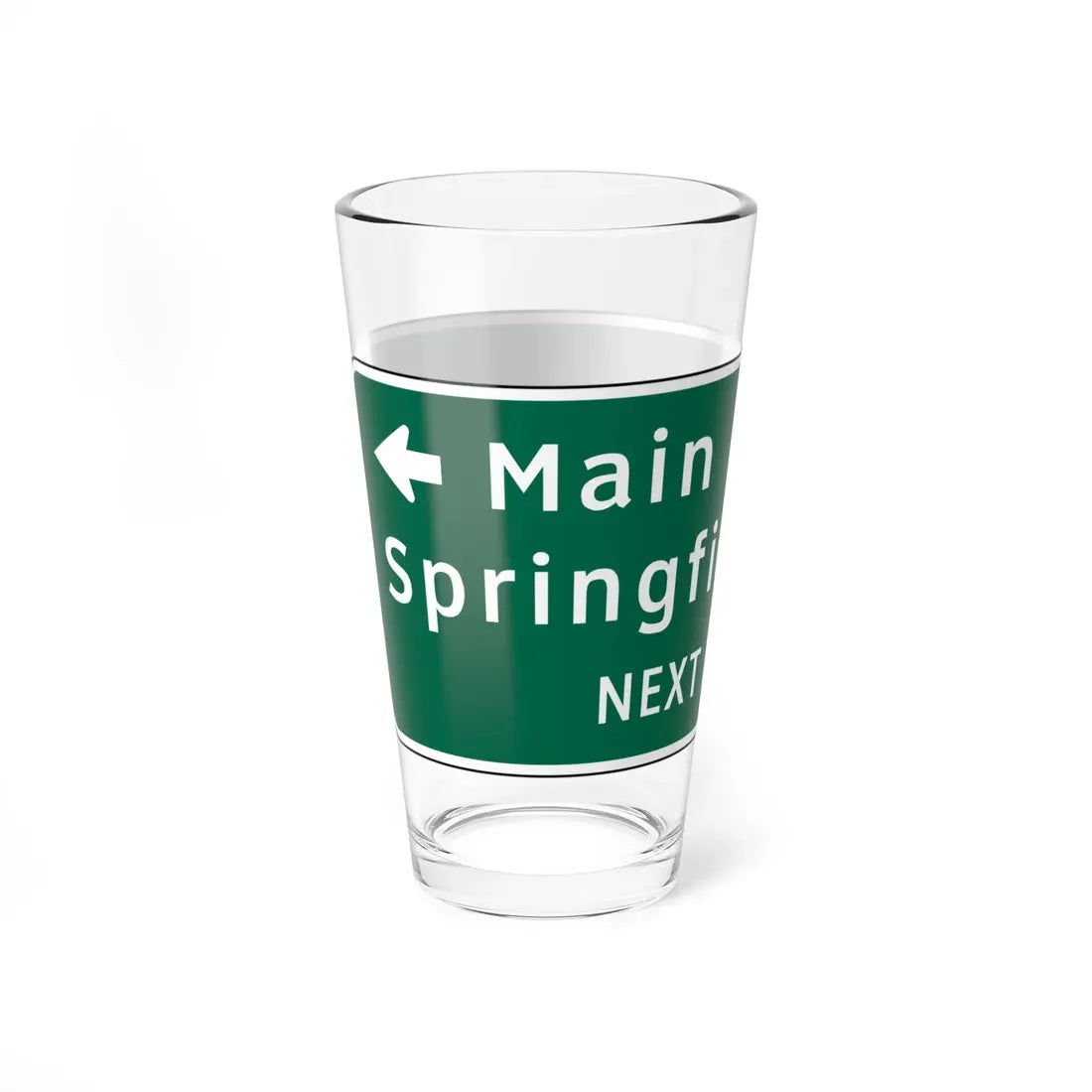 Virginia D3-V2 (Virginia) (Road Sign) Pint Glass 16oz - Go Mug Yourself