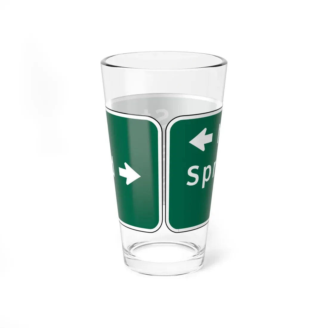 Virginia D3-V2 (Virginia) (Road Sign) Pint Glass 16oz - Go Mug Yourself