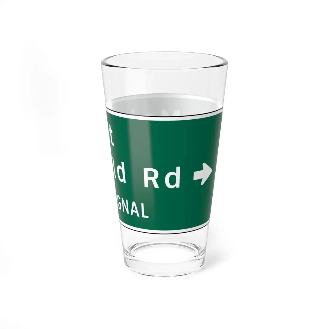 Virginia D3-V2 (Virginia) (Road Sign) Pint Glass 16oz - Go Mug Yourself