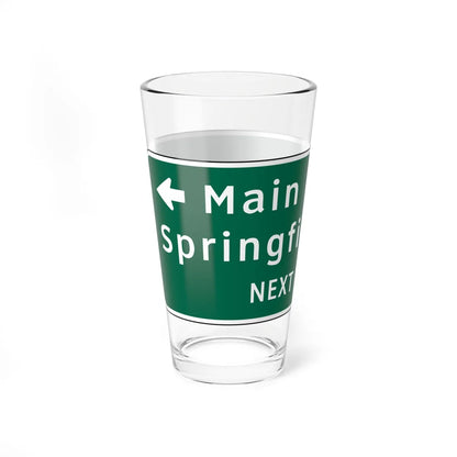 Virginia D3-V2 (Virginia) (Road Sign) Pint Glss 16oz - Go Mug Yourself